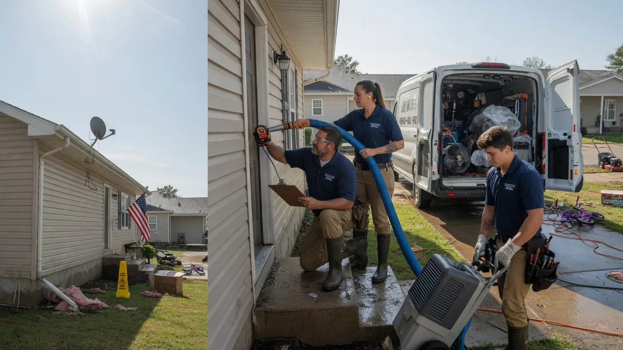 Ceiling Water Damage Restoration in Piper City, IL near me